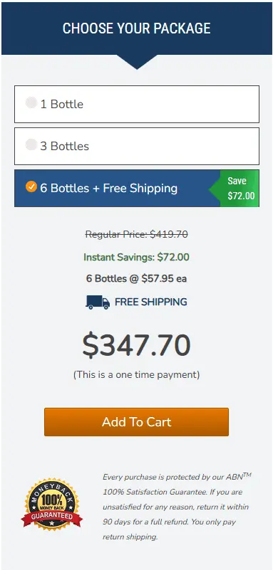 Buy Advanced Joint Support 6 Bottles